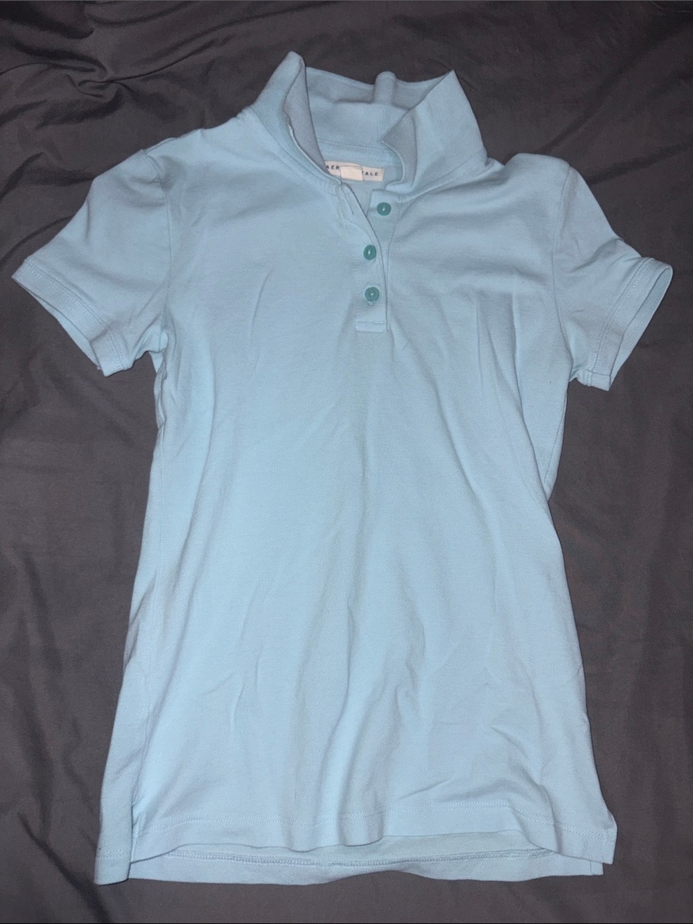 Aeropostale Light Blue Girls' Polo Top